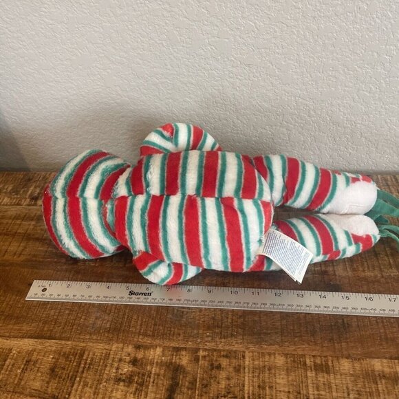 BUILD-A-BEAR 18" Peppermint Twist Striped Sloth Soft Plush Toy Christmas Festive - Picture 8 of 10
